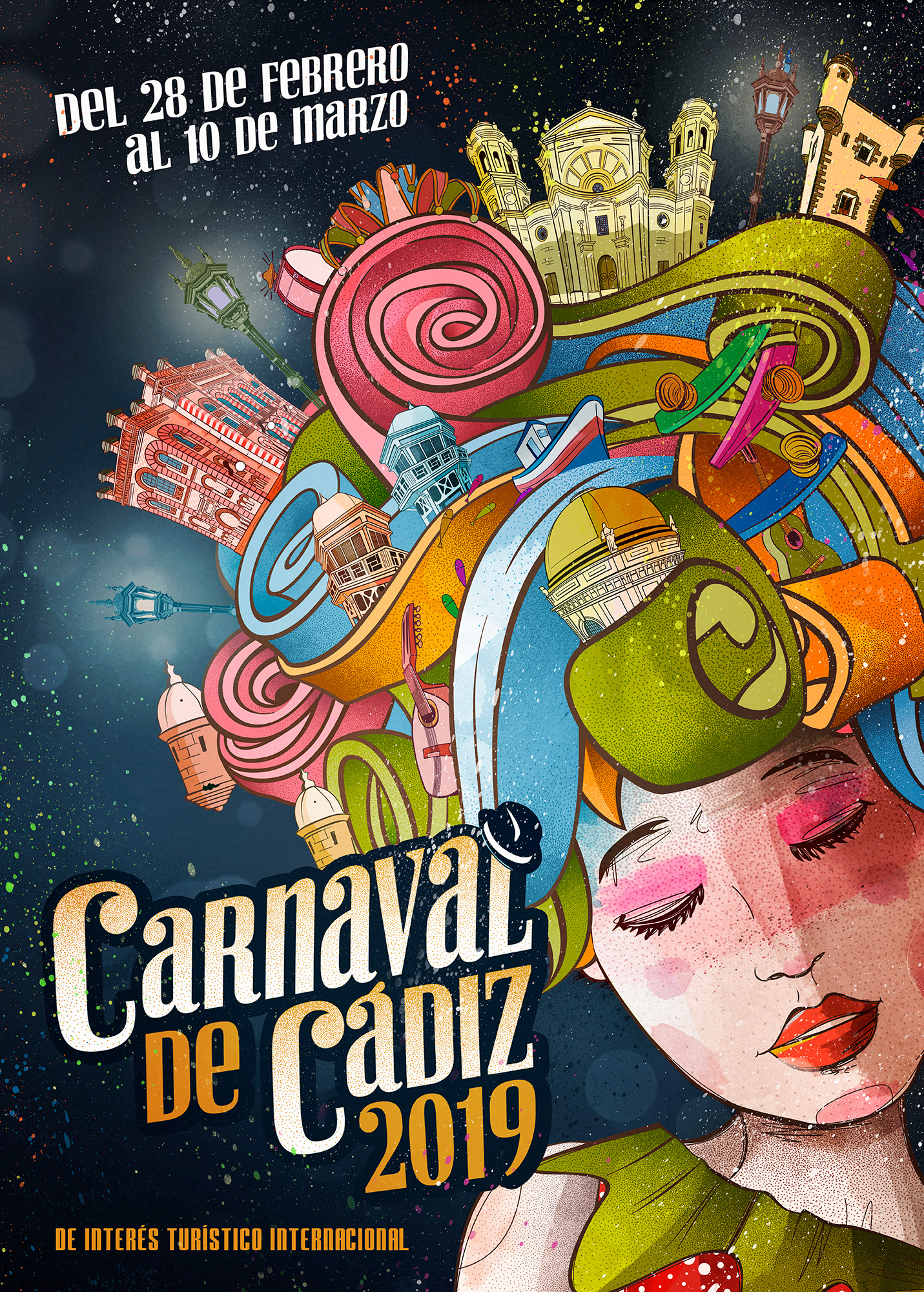 Antifaces Carnaval Cádiz 2015, El Carnaval de Cádiz es uno …